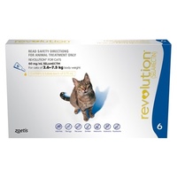 Revolution For Cats Blue 2.6-7.5kg 6 Pack