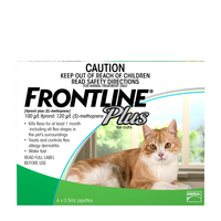 Frontline Plus Cat Green 3 Pack
