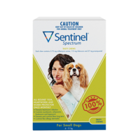 Sentinel Spectrum Green Small Dogs 4-11kg 6 Pack