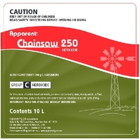 Apparent Chainsaw 250 Soil Residual Herbicide (Hexazinone Equiv Velpar) 10 Litre