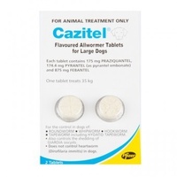 Cazitel Allwormer Tablet For Dogs 35kg 2 Tablets