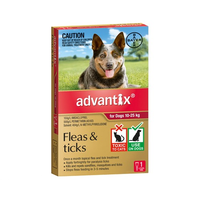 Advantix Large Dogs 10 - 25kg (Red) 3pack