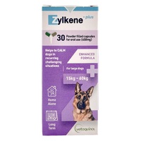 Zylkene PLUS Capsules for Large Dogs 15-60kg (Purple) 450mg - 30 Capsules