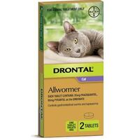 Drontal Allwormer Tablets for Cats 4kg