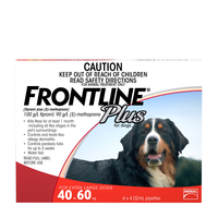 Frontline Plus X Large Dogs 40-60kg Red 3Pack