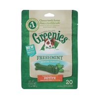 Greenies Freshmint Dog Dental Chews Petite 20S