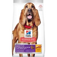Hill's Science Diet Dog - Adult Sensitive Stomach & Skin Large Breed Chicken & Barley Recipe - Dry Food 13.61kg