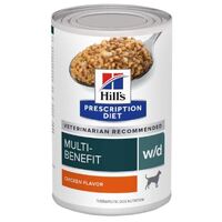 Hill's Prescription Diet Dog w/d Multi-Benefit Chicken Flavour -Wet Food 370gm x 12 Cans