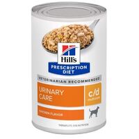Hill's Prescription Diet Dog c/d Multicare Chicken Flavour - Wet Food 370gm x 12 Cans