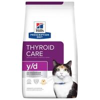 Hill's Prescription Diet y/d Thyroid Care Chicken Flavour Dry Cat Food 1.8kg