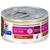 Hill's Prescription Diet Gastrointestinal Biome - Chicken & Veg - Wet Cat Food 82gm x 24 Cans