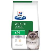 Hill's Prescription Diet r/d Chicken Flavour Dry Cat Food 3.85kg