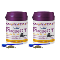 Troy Plaqueoff (powder) for Cats 40gm x 2