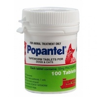 Popantel Tapeworm Tablets For Dogs And Cats 10kg (out of stock)