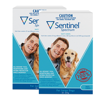Sentinel Spectrum Blue Large Dogs 22-45kg 12pk