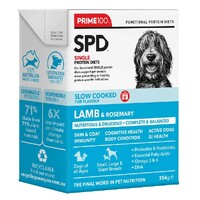 Prime100 - SPD Slow Cooked - Lamb & Rosemary - 354gm x 12 Wet Food