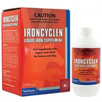 Virbac Ironcyclen Liquid Iron Supplement 1L (out of stock)