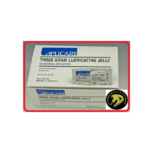 Aplicare Lubricating Jelly, 3 gm Foil Packets, Box/150