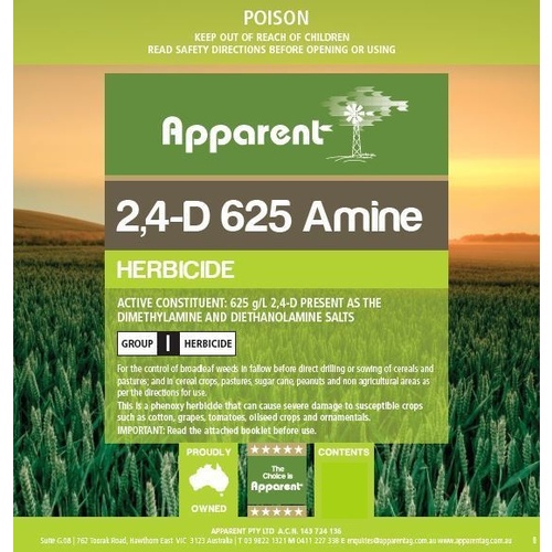 Apparent 2,4-D Amine 625 Herbicide (Equiv To Amicide)