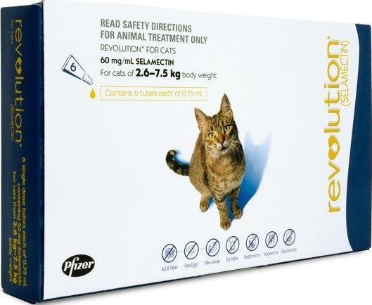 Revolution for Cats Blue 2.6-7.5kg