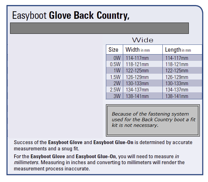 easyboot glove fit kit