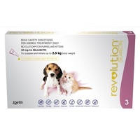 Revolution For Puppies & Kittens 0-2.5kg 3 Pack (Pink)