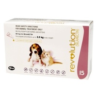 Revolution For Puppies & Kittens 0-2.5kg 15Pack (pink)