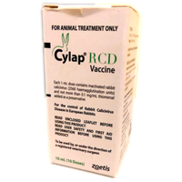 Cylap RCD Rabbit Vaccine - 10 doses ( PLZ EMAIL BEFOR PLACING ORDER STOCK SUPPLY ISSUES )