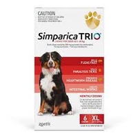 Simparica TRIO 40.1-60kg (Red) 3 Pack