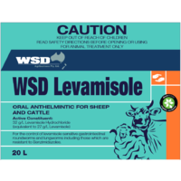 WSD Levamisole - Oral Anthlemintic For Sheep And Cattle - 20 Liter
