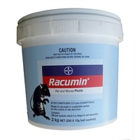 Racumin Paste 2kg (200 X 10G Bait Sachets)