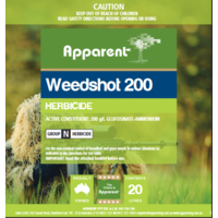 Apparent Weedshot Comparable To Bayer Basta Active: 200G/L Glufosinate 20L