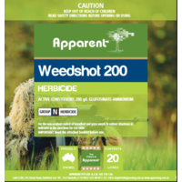 Apparent Weedshot Comparable to Bayer Basta Active: 200g/L Glufosinate 20L
