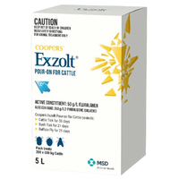 MSD Exzolt Pour On for Cattle 5L