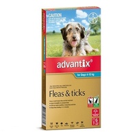 Advantix Medium Dogs 4-10kg Aqua 