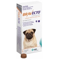BRAVECTO SMALL DOG ORANGE 4.5-10KG CHEW