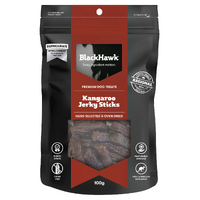 Black Hawk Kangaroo Jerky Sticks - 100gm treats