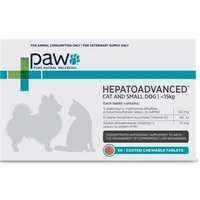 PAW HepatoAdvanced - Cat & Small Dog (<15kg) - 60 chews
