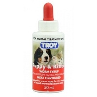 Troy Puppy & Kitten Worm Syrup 50ml