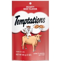 Temptations Hearty Beef - Cat Treats - 85gm