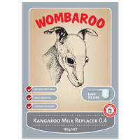 Wombaroo Kangaroo Milk Replacer Substitute 0.4  180gm