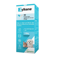 Zylkene Calming Supplement For Small Cats & Dogs 0-10kg (Blue) 75mg - 30 Capsules