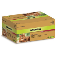 Drontal Allwormer Tablets for Cats 6kg - 48 Tablets