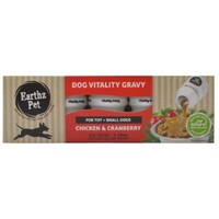 Earthz Pet Gravy - Small Dog - Chicken & Cranberry - 5 x 5 x 35ml (25 bottles)