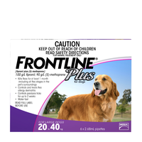 Frontline Plus Large Dogs 20 To 40kg Purple