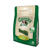 Greenies For Dogs Dental Treats Teenie 340G (43 Treats In Pack)