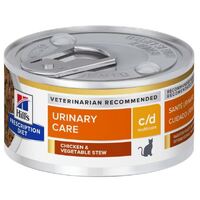 Hill's Prescription Diet c/d Multicare Chicken & Vegetable Stew Cat Food 82gm x 24