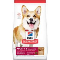 Hill's Science Diet Dog - Adult 1-6 Small Bites Lamb Meal & Brown Rice Recipe - Dry Food 7.03kg
