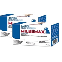 Milbemax Worming Tablets For Large Dogs Over 5kg 100S Blue Box (50 X 2 Blue Boxes)
