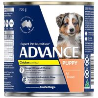 Advance Puppy Growth Chicken with Rice - Wet food 12 x 100g Cans